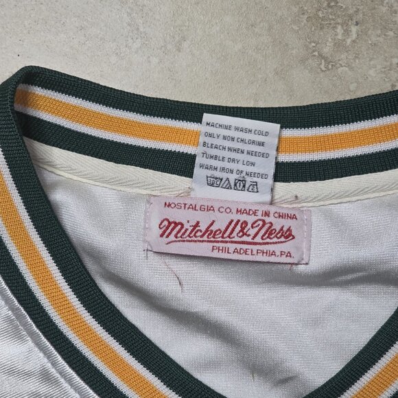Mitchell & Ness Throwbacks Sewn Stitched Reggie White #92 White Jersey size 58 - Picture 4 of 11